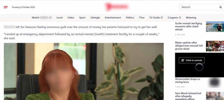 Fake 7News Article with Interview Photo