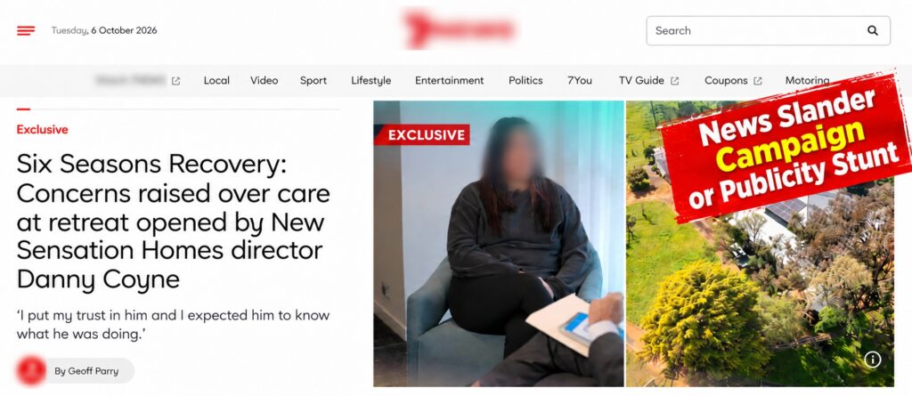 News Slander Campaign or Publicity stunt by fake news